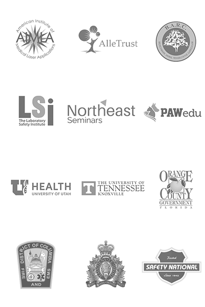 Collage of company logos and icons